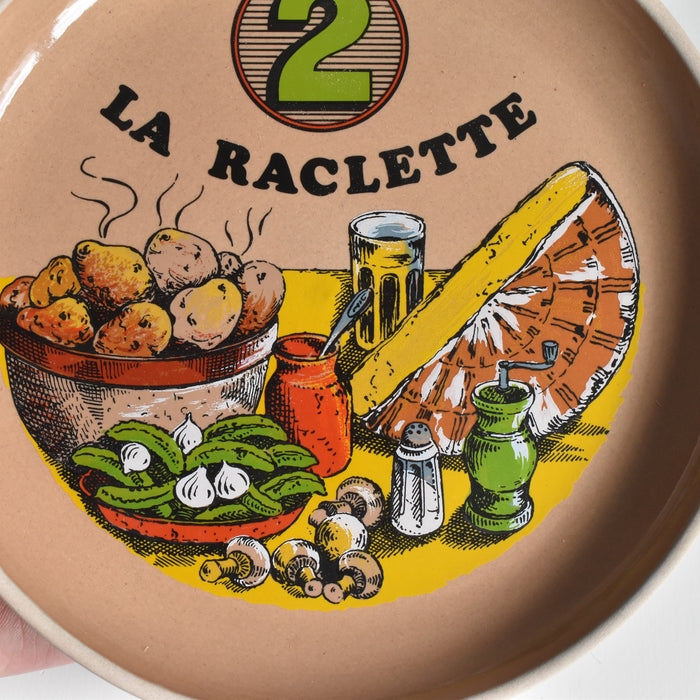 ヴィンテージプレート ジアン La Raclette (ラクレット） ②
