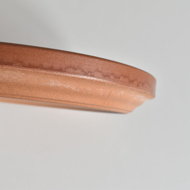Vintage Plate Gien La Raclette Pink ①