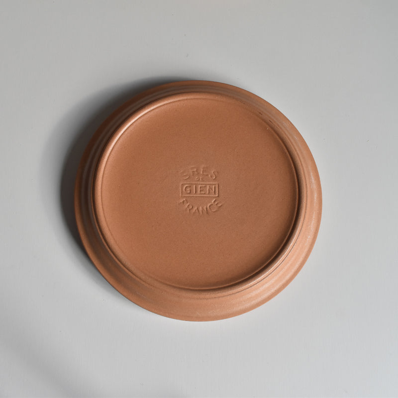 Vintage Plate Gien La Raclette Pink ②