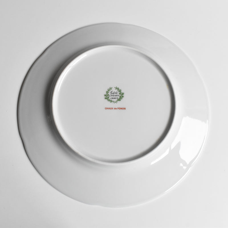 Vintage Plate Limoges GDA Chaux de Fonds G