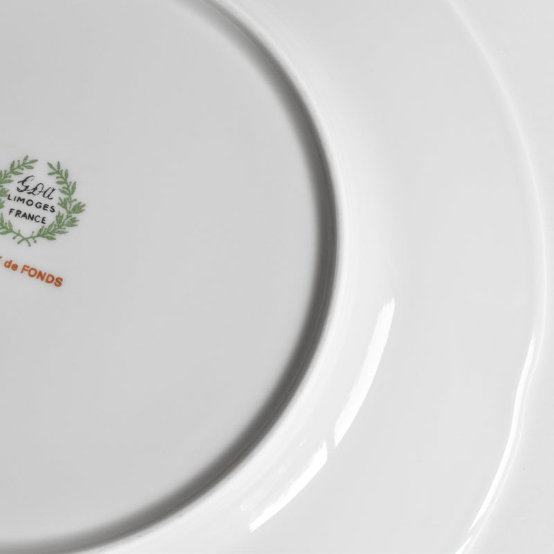 Vintage Plate Limoges GDA Chaux de Fonds B