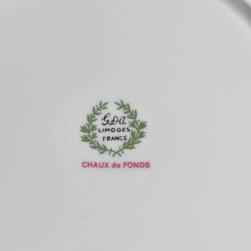 Vintage Limoges GDA Chaux de Fonds Plate F