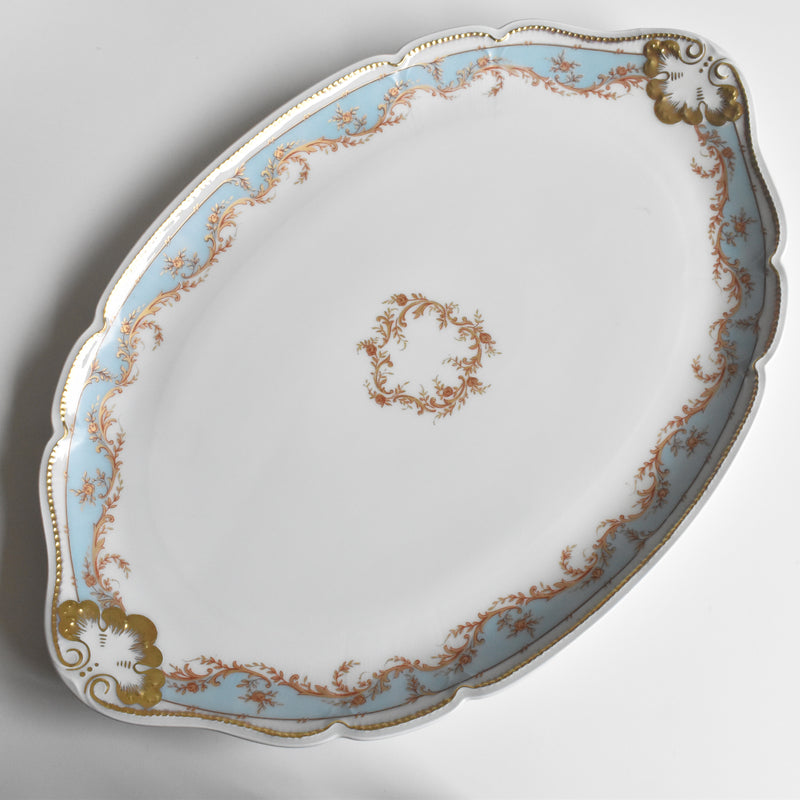 Vintage Oval Platter Limoges GDA Chaux de Fonds