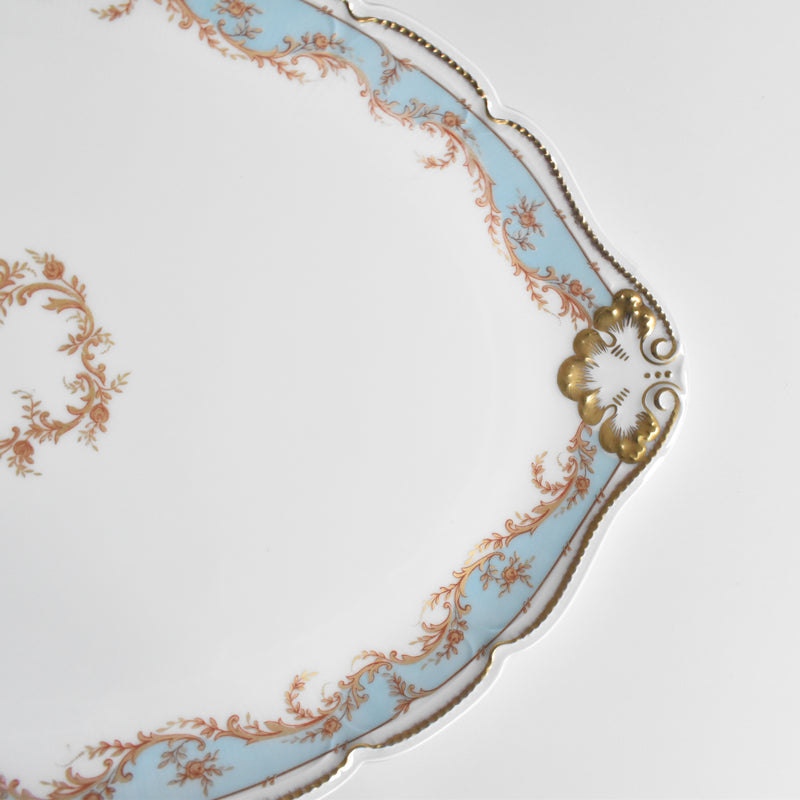 Vintage Oval Platter Limoges GDA Chaux de Fonds
