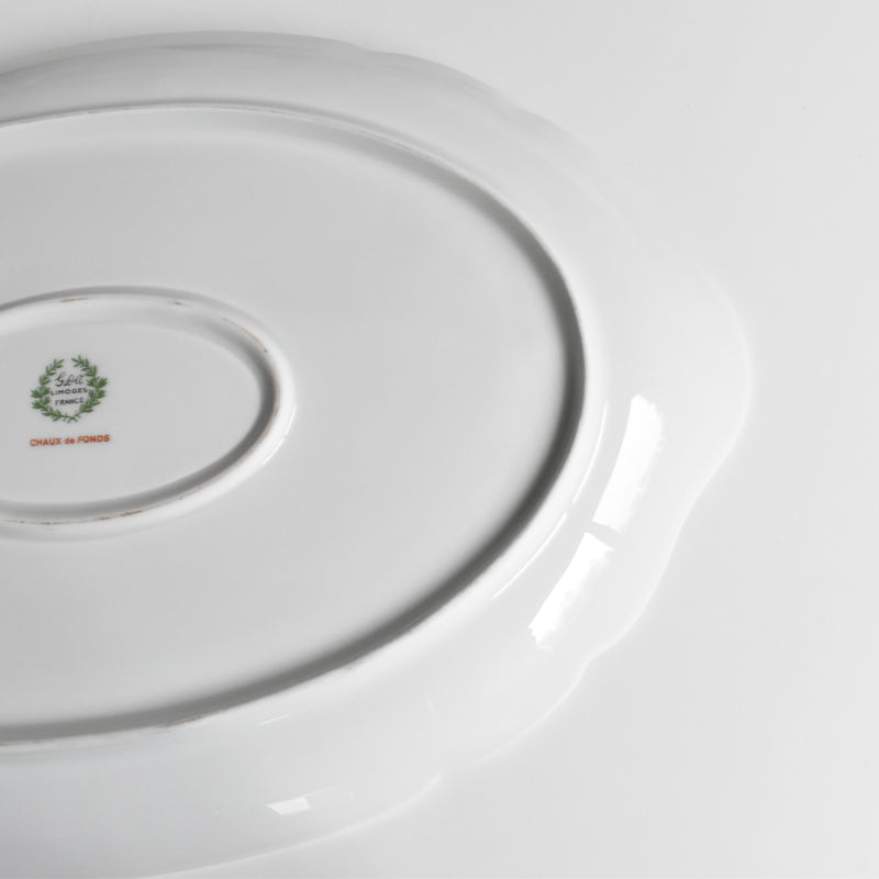 Vintage Oval Platter Limoges GDA Chaux de Fonds
