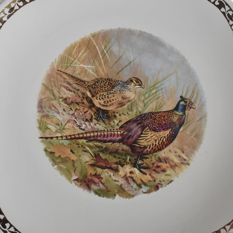 Vintage Plate Longchamp Gibier Pheasant (Faisans) B