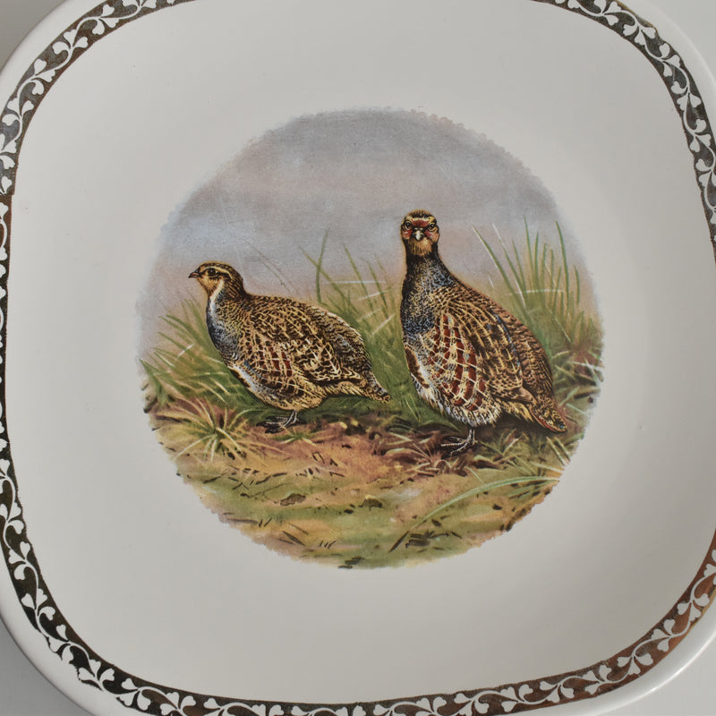 Vintage Plate Longchamp Gibier Perdrix (Partridge) B