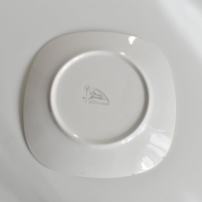 Vintage plate, Longchamp, Poisson Brochet (Pike)
