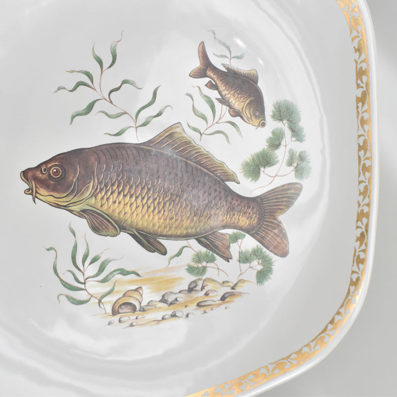 Vintage Plate, Longchamp Poisson Carpe (Carp) A