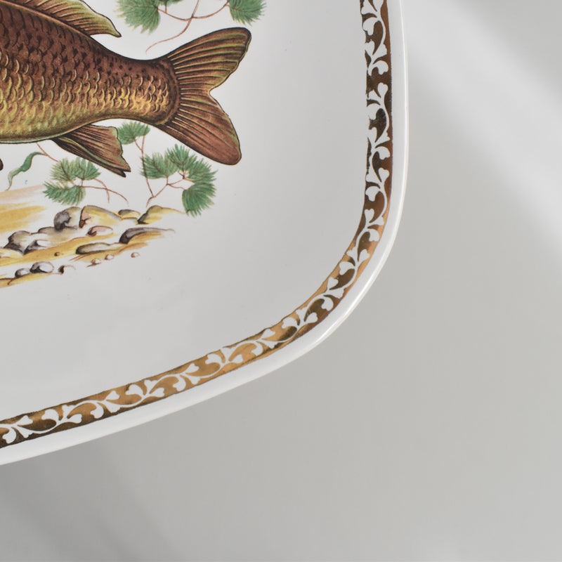 Vintage Plate, Longchamp Poisson Carpe (Carp) A