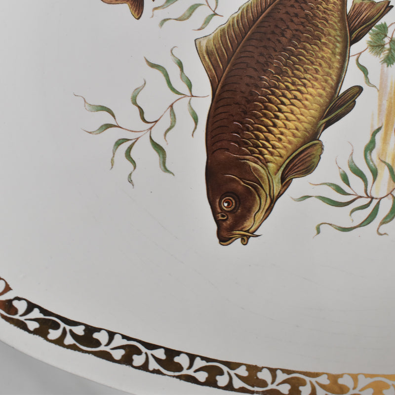Vintage Plate Longchamp Poisson Carpe (Carp) B