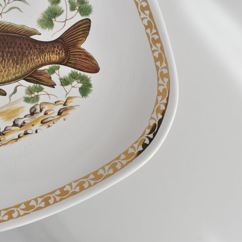 Vintage Plate Longchamp Poisson Carpe (Carp) B