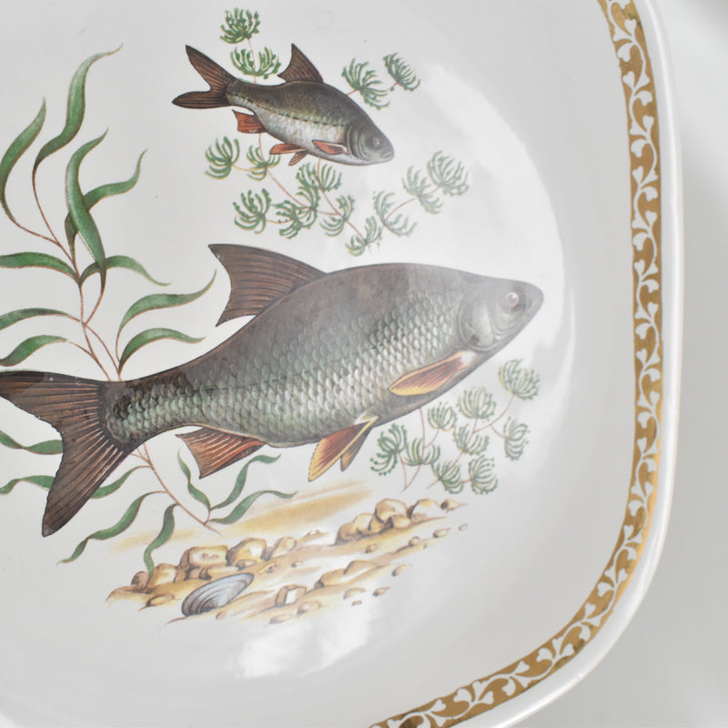Vintage Plate: Longchamp Poisson Gardon (Roach)