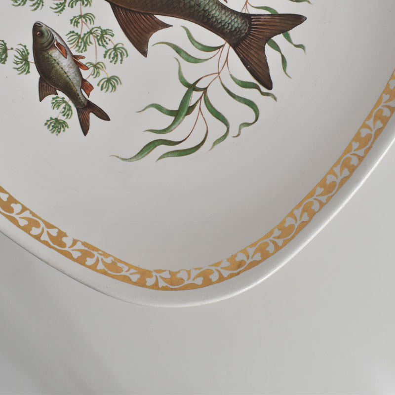 Vintage Plate: Longchamp Poisson Gardon (Roach)