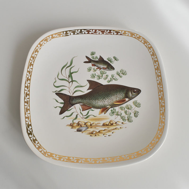 Vintage Plate: Longchamp Poisson Gardon (Roach)