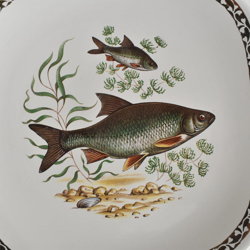 Vintage Plate: Longchamp Poisson Gardon (Roach)