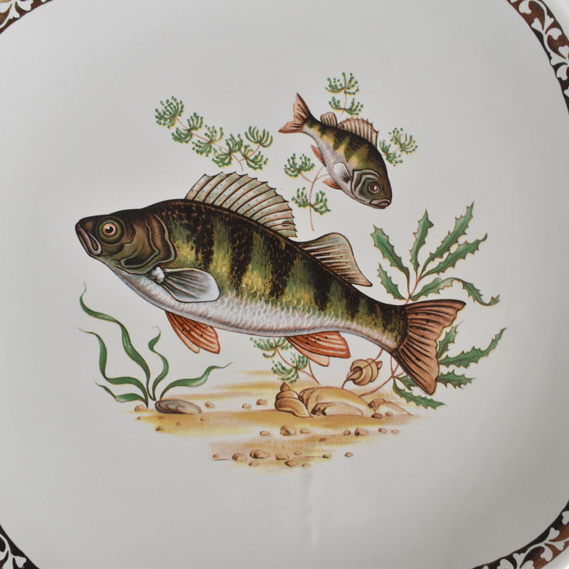 Vintage Plate Longchamp Poisson Perche (Perch)