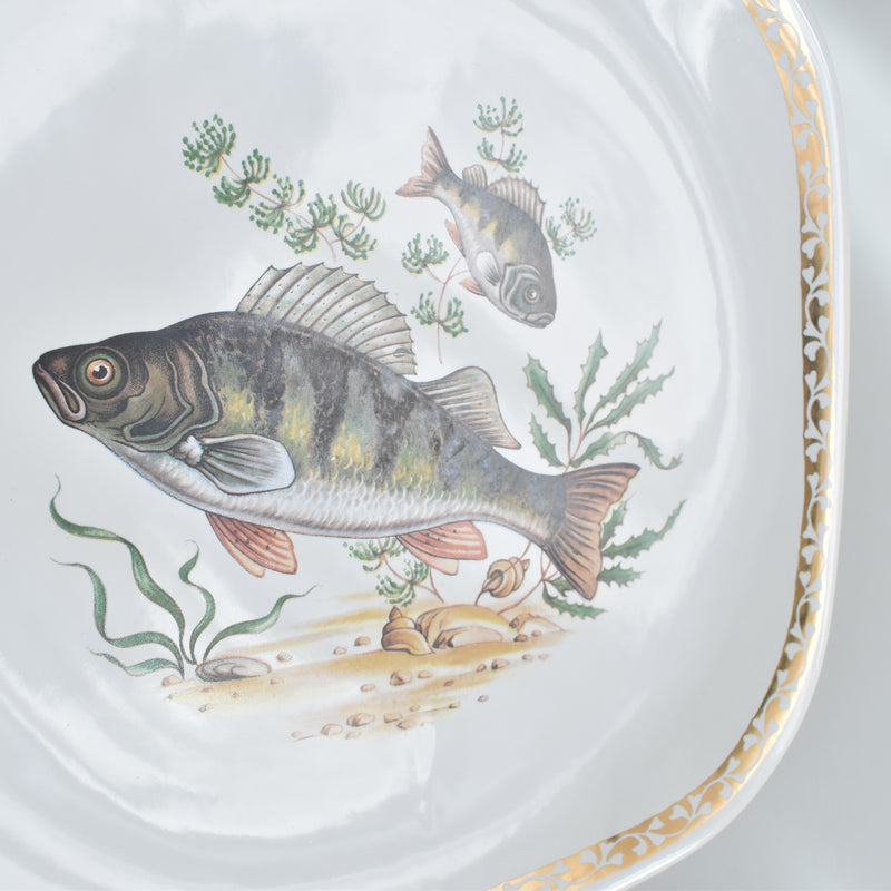 Vintage Plate Longchamp Poisson Perche (Perch)