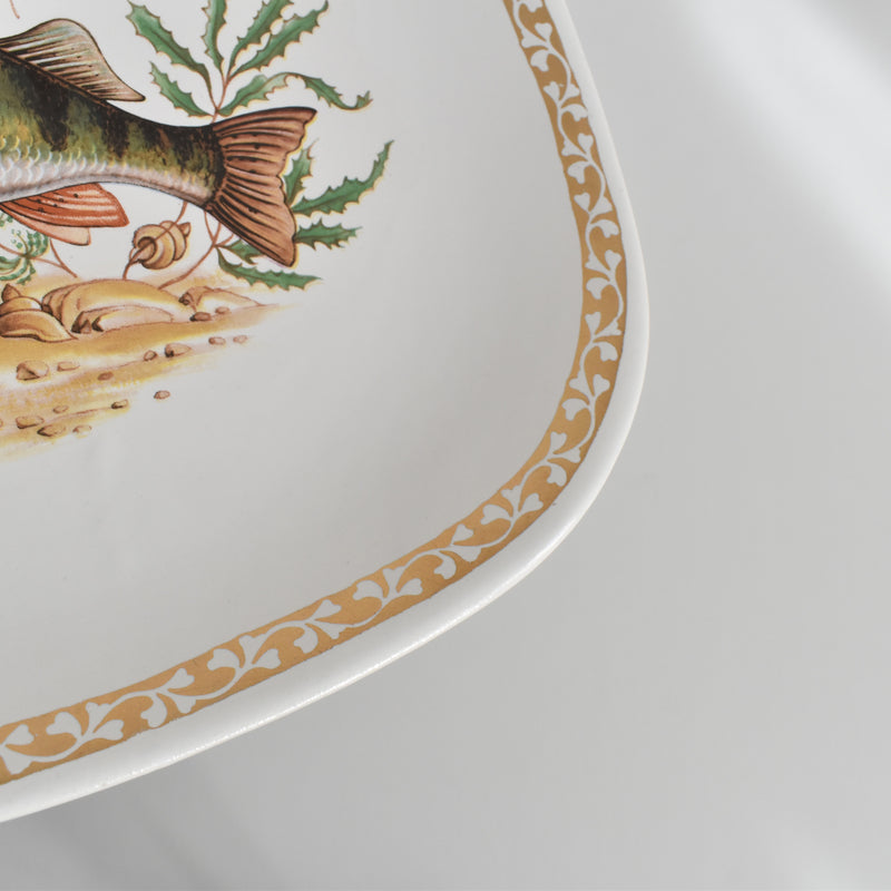 Vintage Plate Longchamp Poisson Perche (Perch)