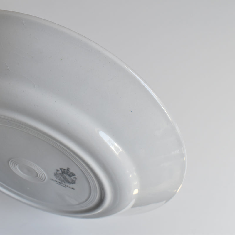 Vintage Plate K&G Lunéville Vert & Rouge A