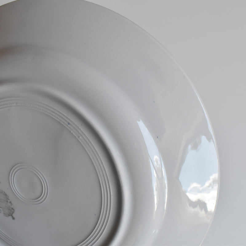 Vintage Plate K&G Luneville Vert & Rouge C