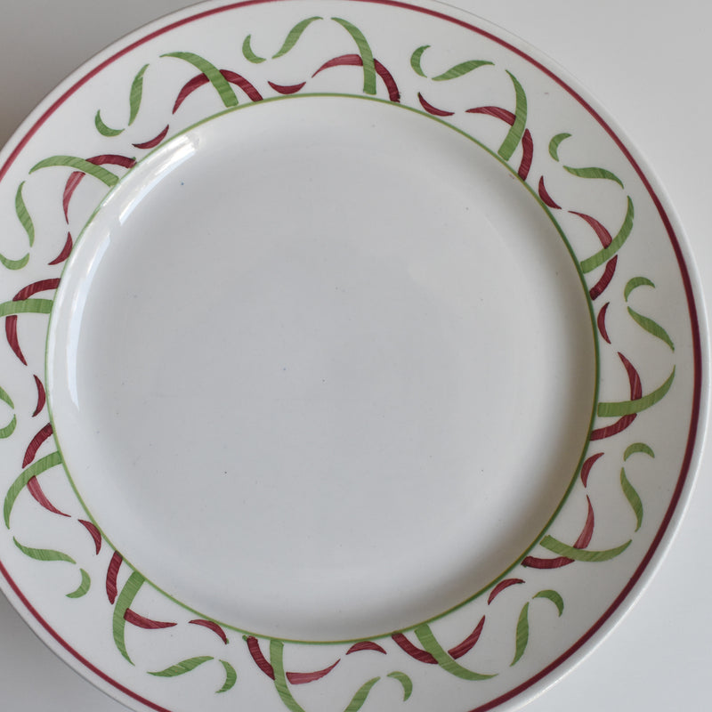 ヴィンテージプレート K&Gリュネヴィル Vert & Rouge D