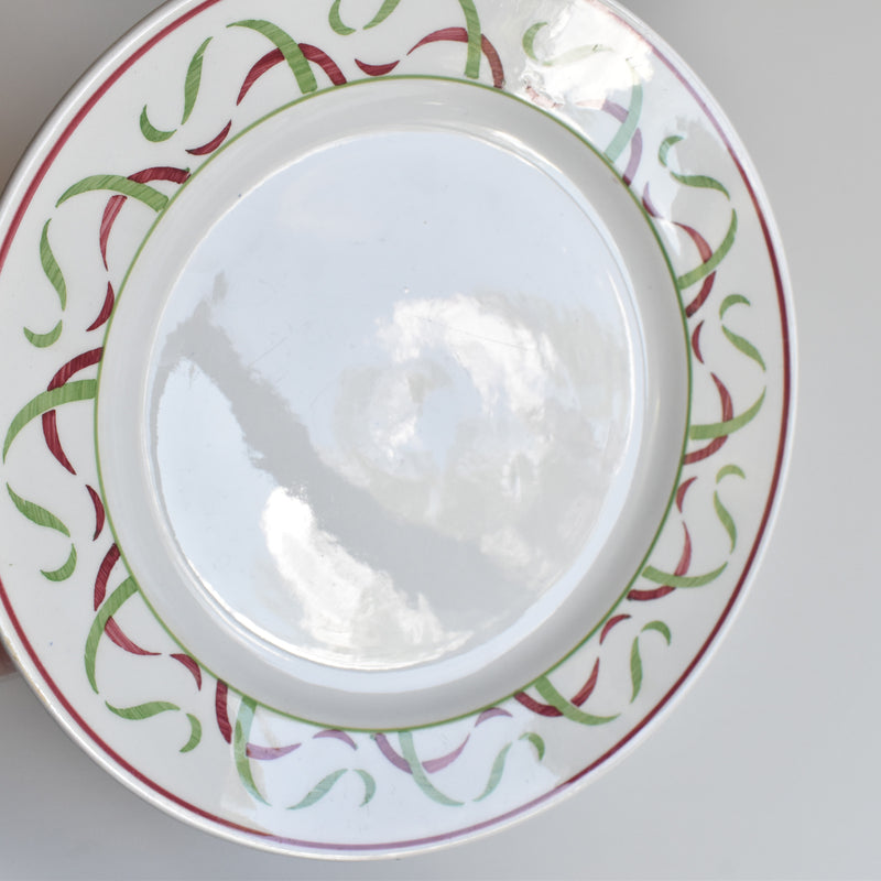 ヴィンテージプレート K&Gリュネヴィル Vert & Rouge D