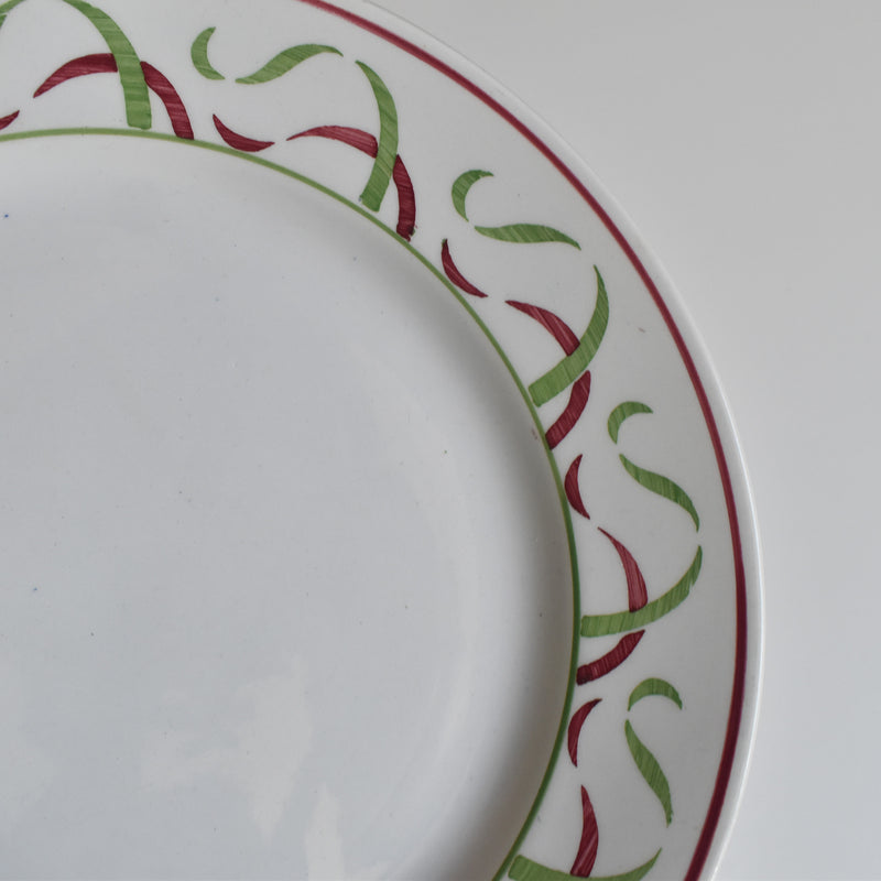 ヴィンテージプレート K&Gリュネヴィル Vert & Rouge D