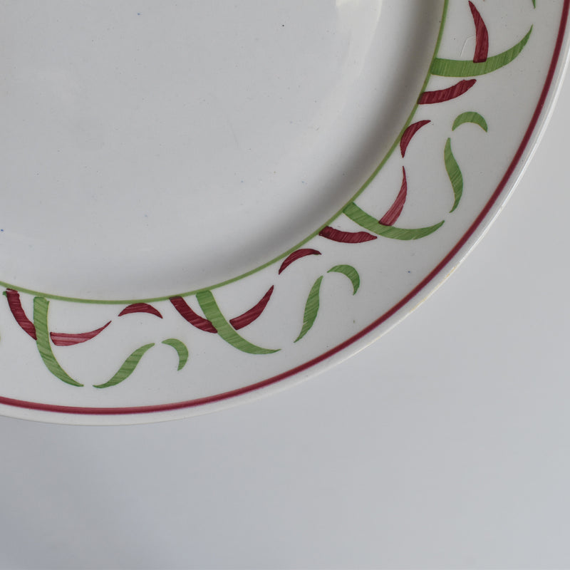 ヴィンテージプレート K&Gリュネヴィル Vert & Rouge D