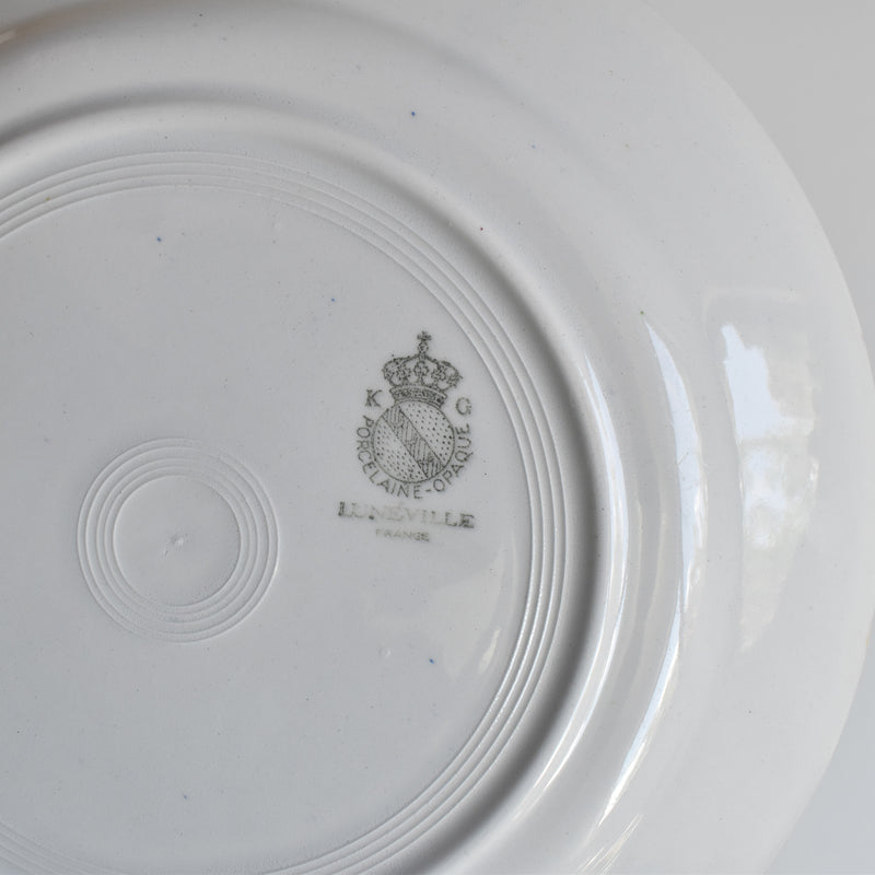 ヴィンテージプレート K&Gリュネヴィル Vert & Rouge D