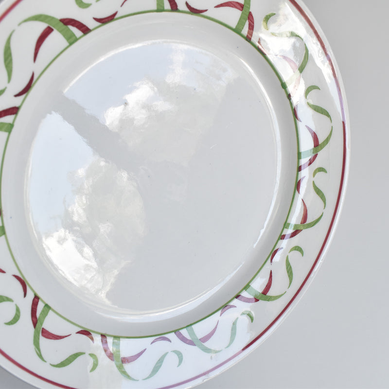 ヴィンテージプレート K&Gリュネヴィル Vert & Rouge E