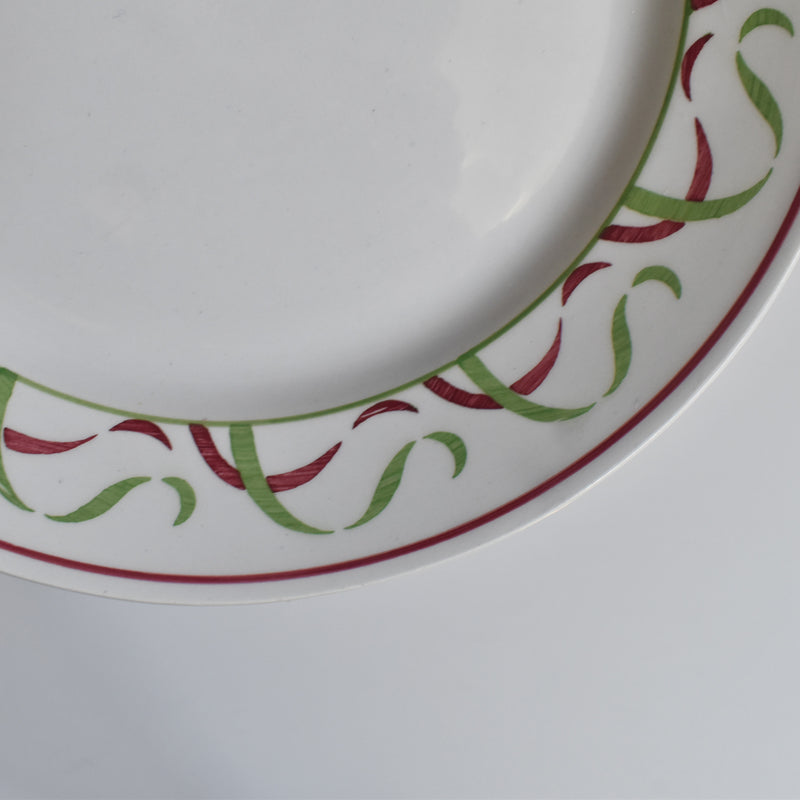 ヴィンテージプレート K&Gリュネヴィル Vert & Rouge E