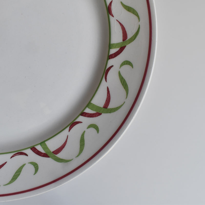 ヴィンテージプレート K&Gリュネヴィル Vert & Rouge E