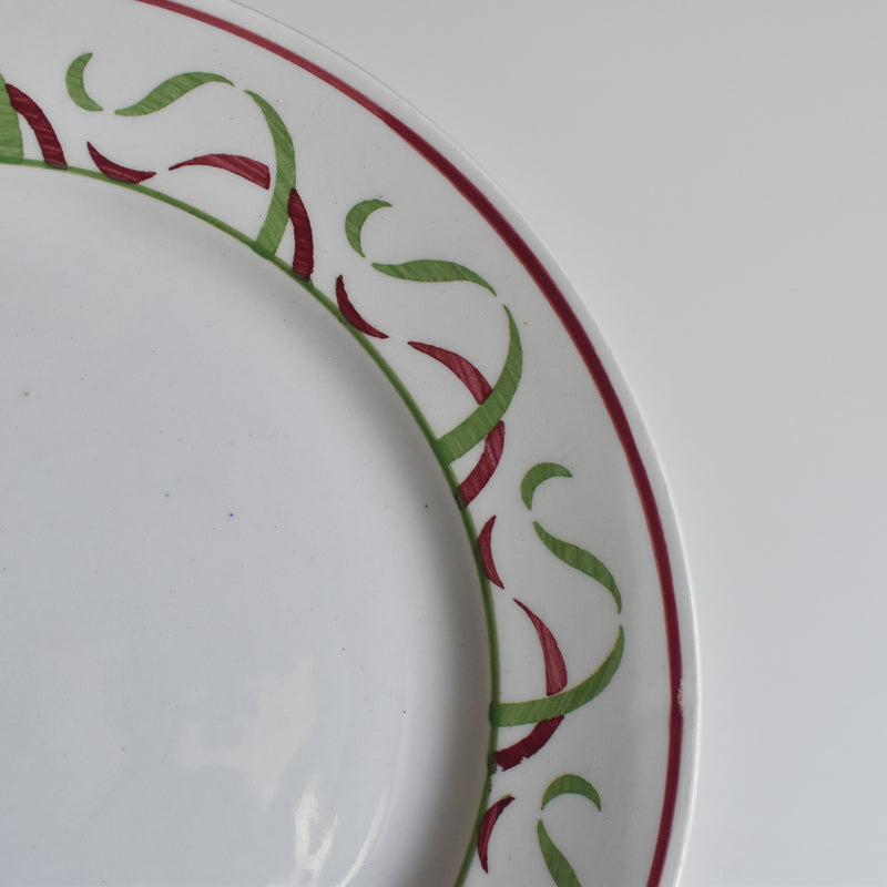 ヴィンテージプレート K&Gリュネヴィル Vert & Rouge E