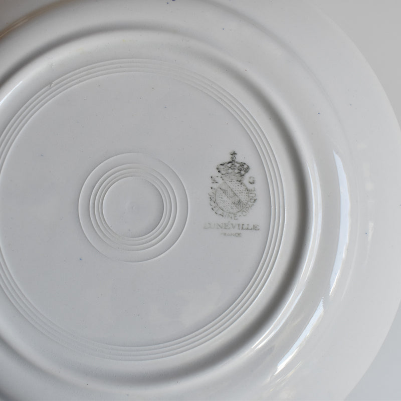 ヴィンテージプレート K&Gリュネヴィル Vert & Rouge E