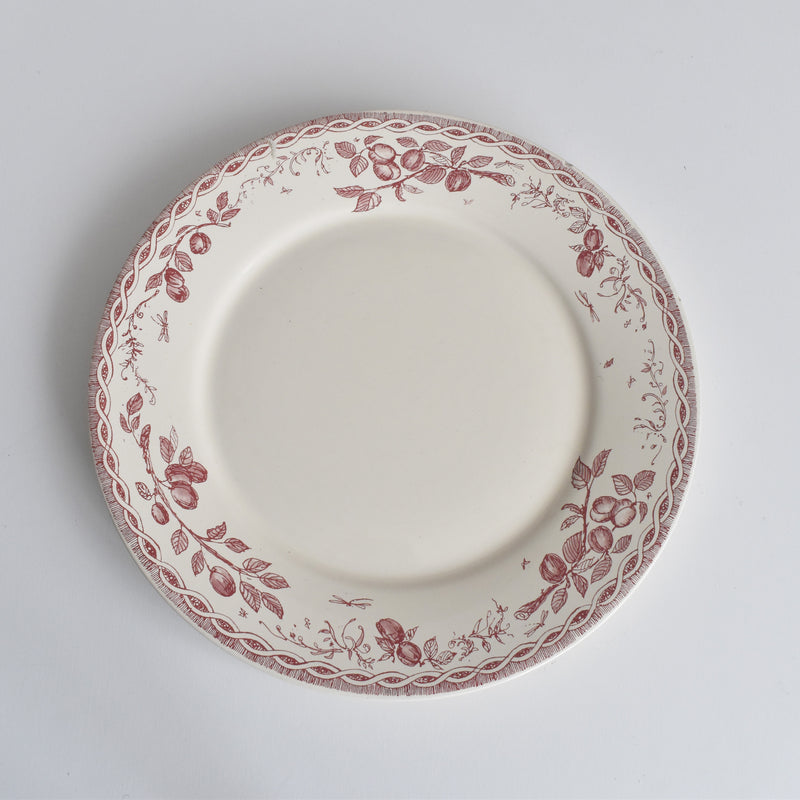 ヴィンテージプレート ムランデルー Prunes(プラム）