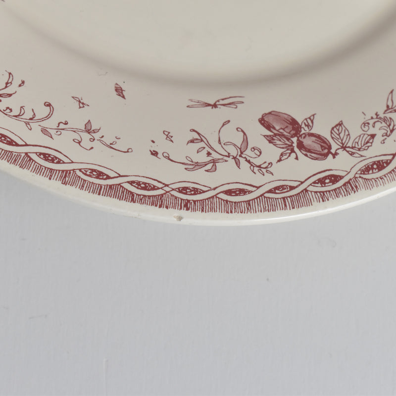 ヴィンテージプレート ムランデルー Prunes(プラム）