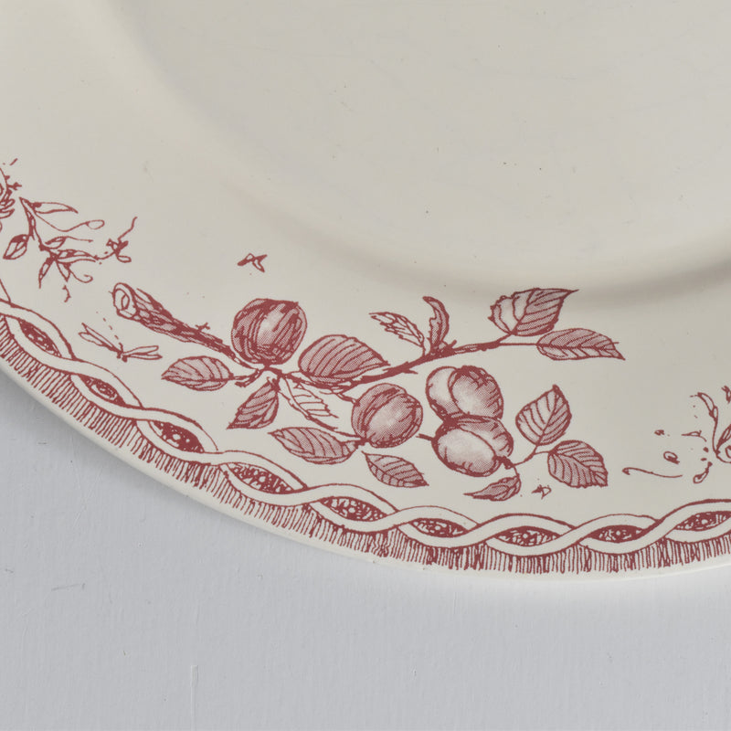 ヴィンテージプレート ムランデルー Prunes(プラム）