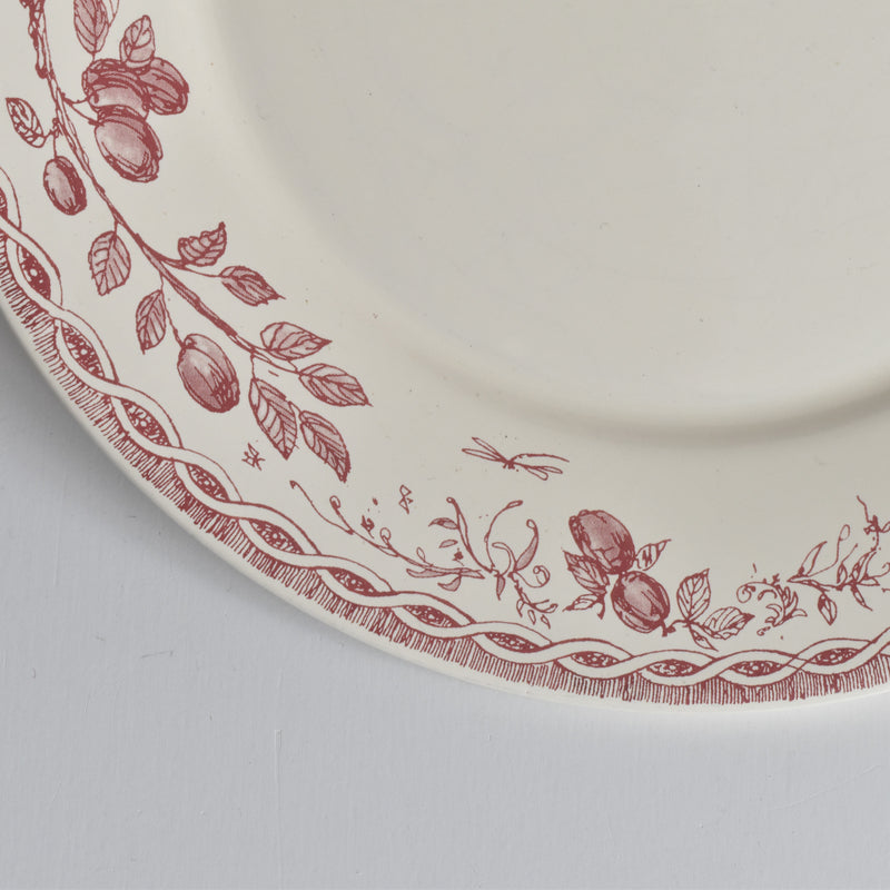 ヴィンテージプレート ムランデルー Prunes(プラム）