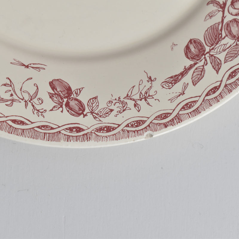 ヴィンテージプレート ムランデルー Prunes(プラム）