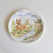ヴィンテージデザートプレート サルグミンヌ ラ・フォンテーヌの寓話詩（オオカミと子ヒツジ）