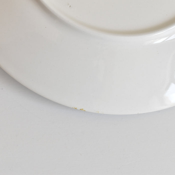 ヴィンテージデザートプレート サルグミンヌ ラ・フォンテーヌの寓話詩 （都のネズミと田舎のネズミ）