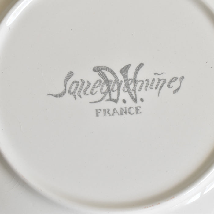 ヴィンテージデザートプレート サルグミンヌ ラ・フォンテーヌの寓話詩（ライオンとネズミ）