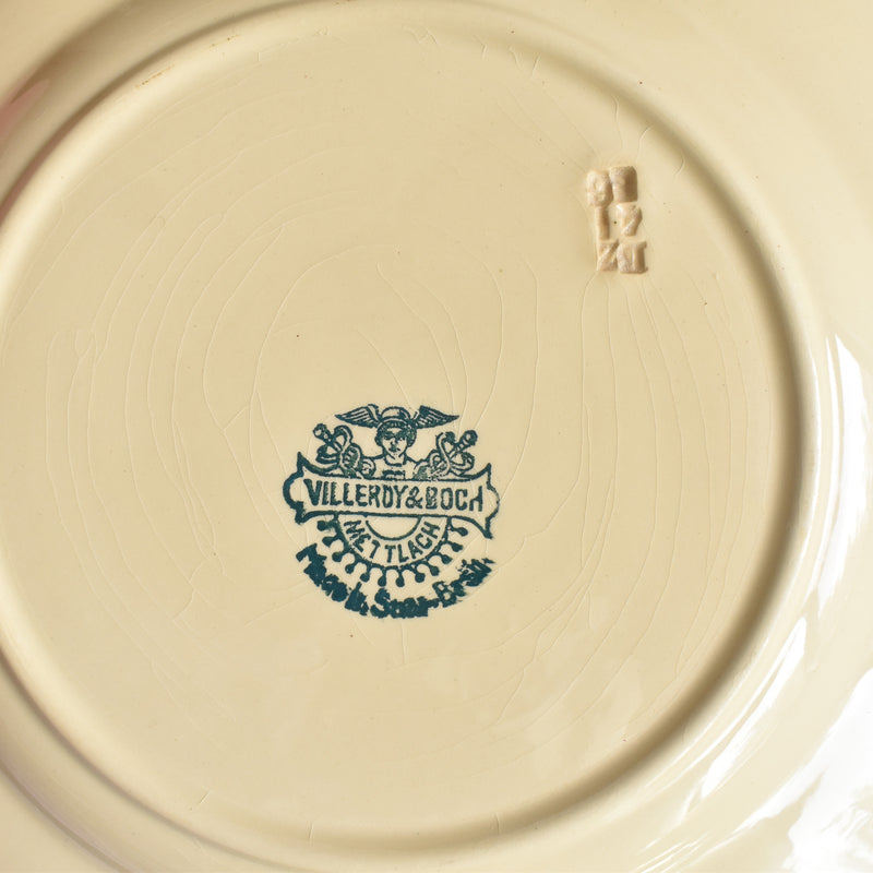 Vintage Plate Villeroy & Boch Mettlach D