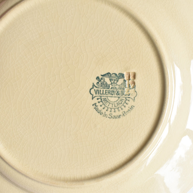 Vintage Plate Villeroy & Boch Mettlach E