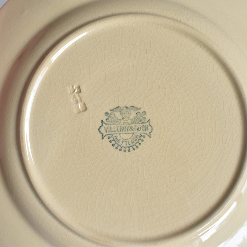 Vintage Plate Villeroy & Boch Mettlach F