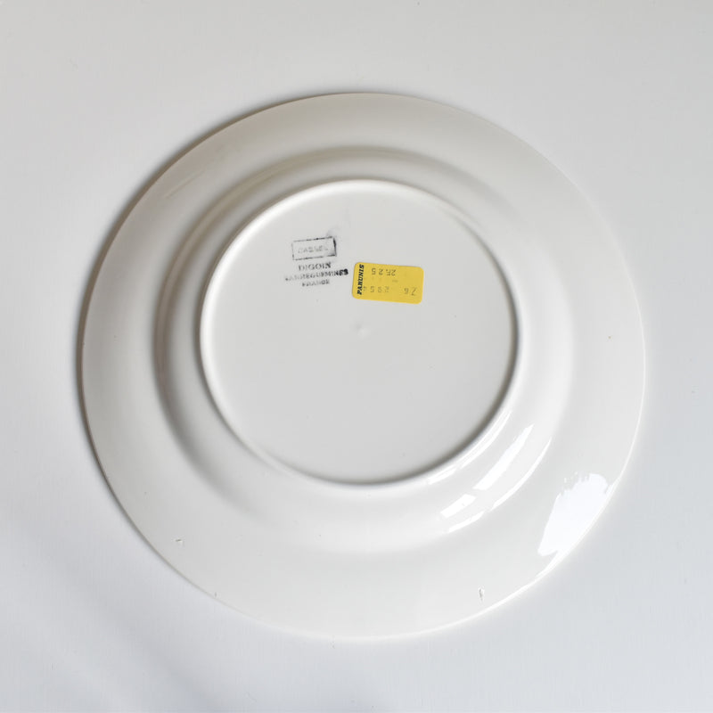 Vintage Plate Digoin & Sarreguemines Cassel A