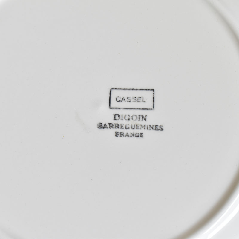 Vintage plate Digoin & Sarreguemines Cassel C