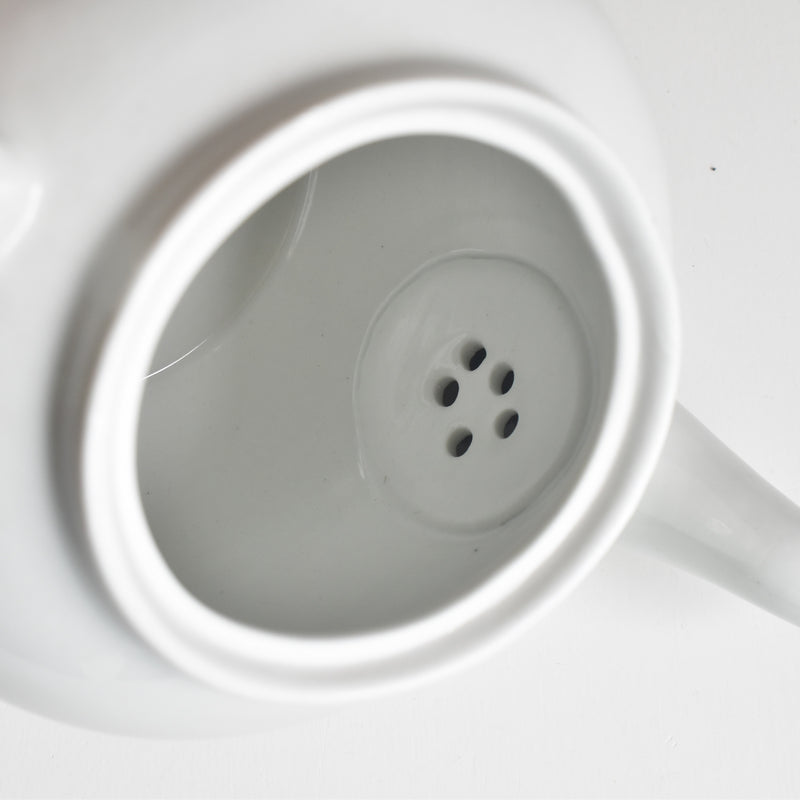 Vintage Porcelain Teapot - White