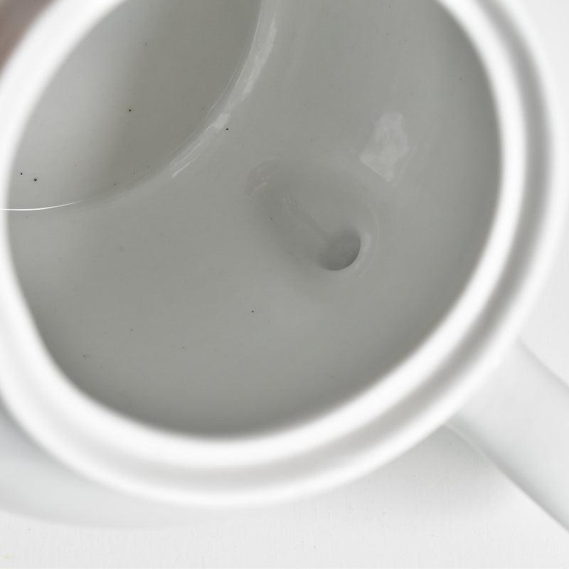 Vintage Porcelain Teapot - White